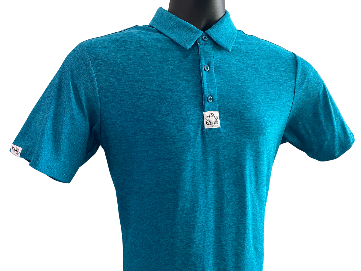 Taino Golf Casual Men's Shirt - Teal