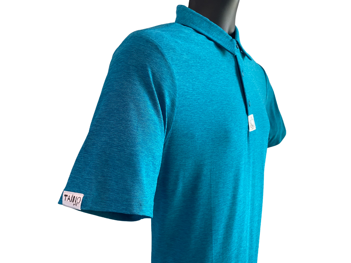 Taino Golf Casual Men's Shirt - Teal