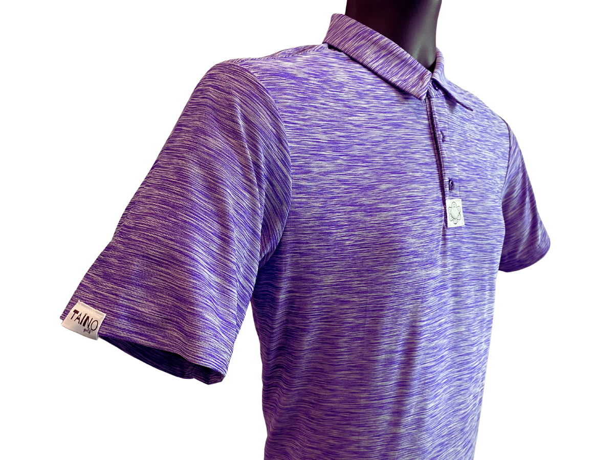 Taino Golf Casual Men's Shirt - Purple