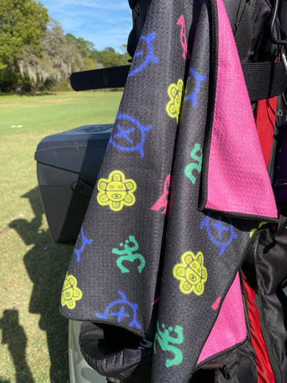 Taino Golf Double-Sided Waffle Towel